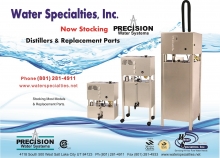 Precision Water Distiller all PWS models