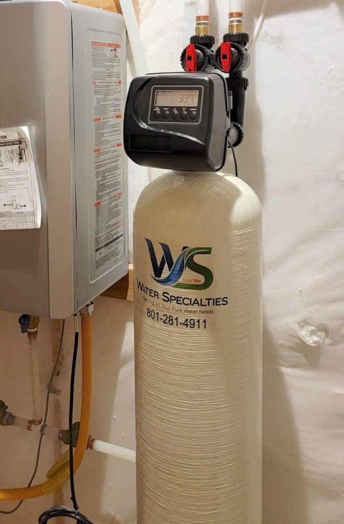 Water Specialties residential water softener installed in a Utah home